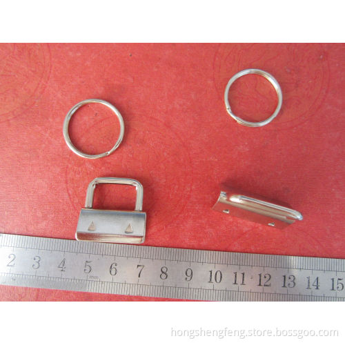 Metal Key Fobs, 25mm FOB Hardware with Split Keyring, Cheap FOB Key Hardwares